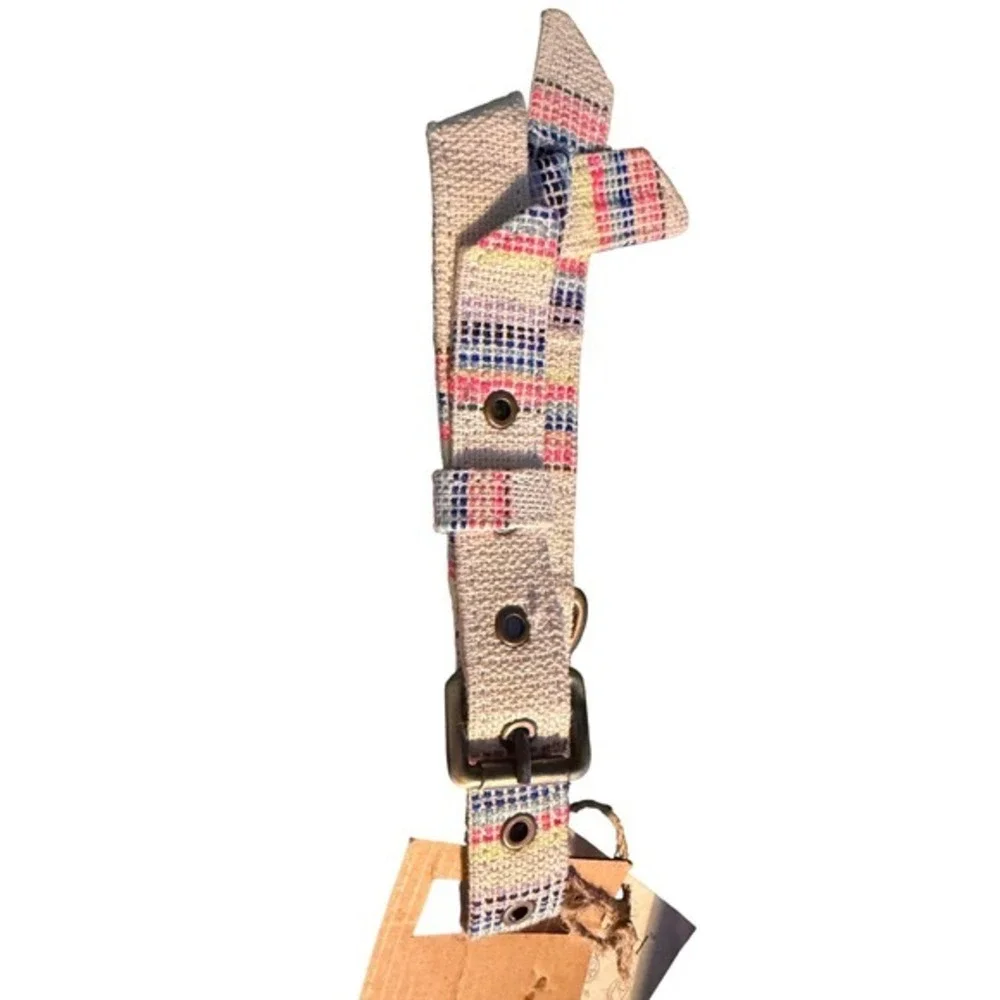 IndieGood Bow Handloom‎ Party Bow tie Collar Small Striped Dog Accessories NWT